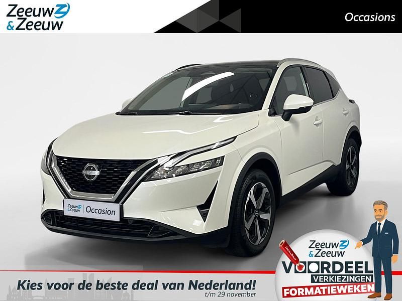 Wit Gebruikt 2023 Nissan Qashqai 360º SUV | € 29.935 - Afbeelding 1/4