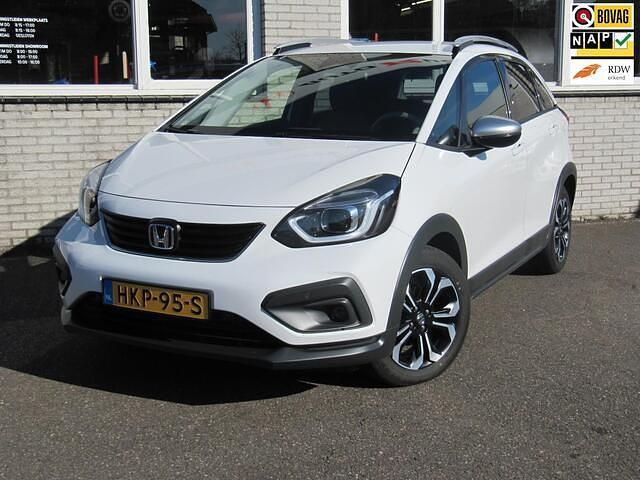 Wit Gebruikt 2023 Honda Jazz Hybrid Hatchback | € 27.900 (Eerlijke prijs) - Afbeelding 1/4