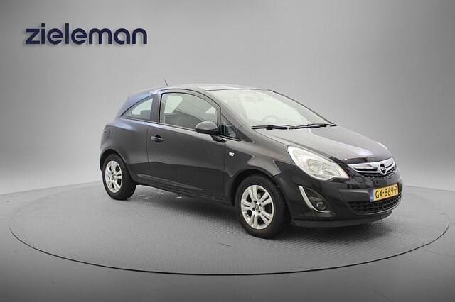 Zwart Gebruikt 2011 Opel Corsa Cosmo Hatchback | € 1.845 (Super prijs) - Afbeelding 1/4