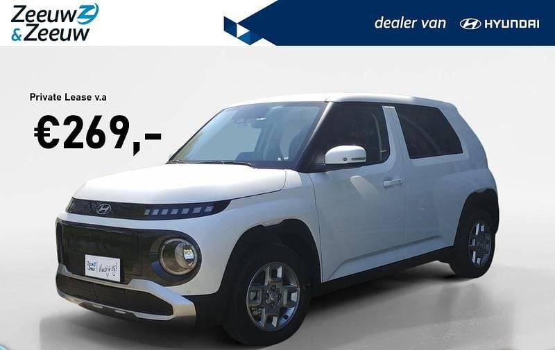 Wit Nieuw 2024 Hyundai Inster Hatchback | € 21.999 (Super prijs) - Afbeelding 1/4