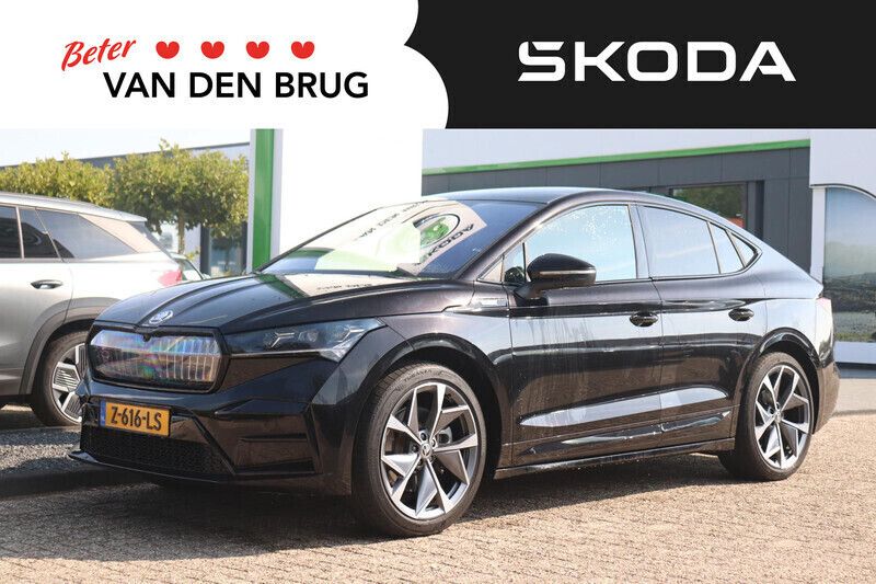 Zwart Gebruikt 2024 Skoda Enyaq iV RS SUV | € 45.295 (Duur) - Afbeelding 1/4