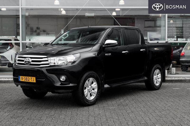 Zwart Occasion 2018 Toyota HiLux Pickup | € 36.200 (Iets duurder) - Afbeelding 1/4