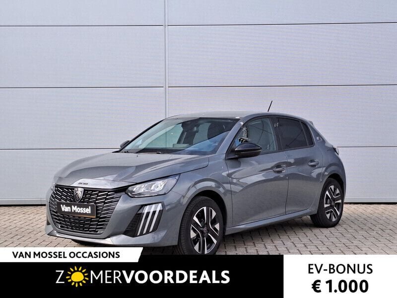 Grijs Nieuw 2024 Peugeot e-208 Allure Hatchback | € 27.435 (Eerlijke prijs) - Afbeelding 1/4