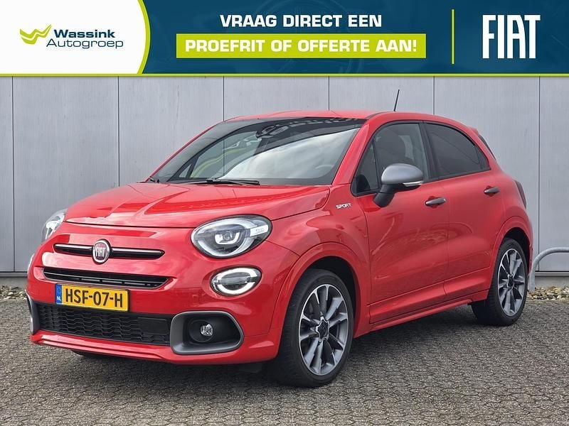 Rood Gebruikt 2021 Fiat 500X Sport SUV | € 22.945 (Eerlijke prijs) - Afbeelding 1/4