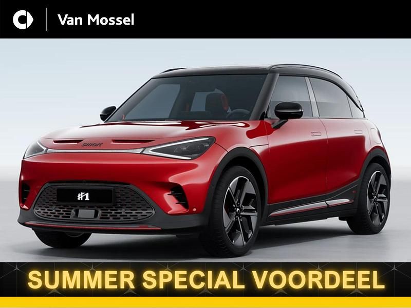 Zwart Nieuw 2025 Smart #1 Brabus SUV | € 53.070 - Afbeelding 1/1