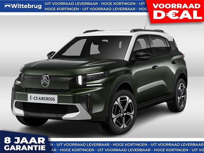 Groen Nieuw 2025 Citroën e-C3 Aircross SUV | € 27.888 (Super prijs) - Afbeelding 1/4