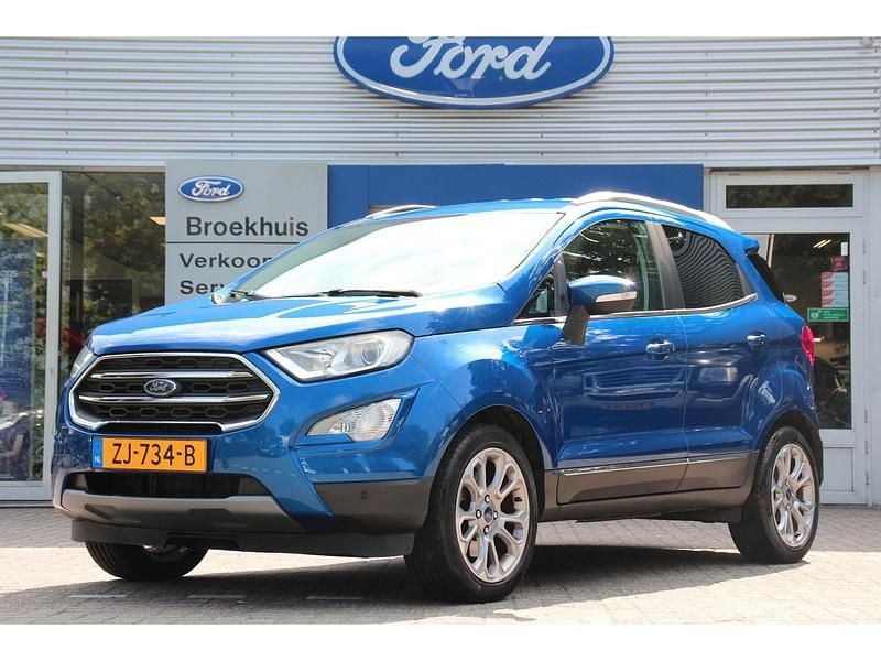 Blauw Gebruikt 2019 Ford Ecosport Titanium SUV | € 15.900 (Eerlijke prijs) - Afbeelding 1/4