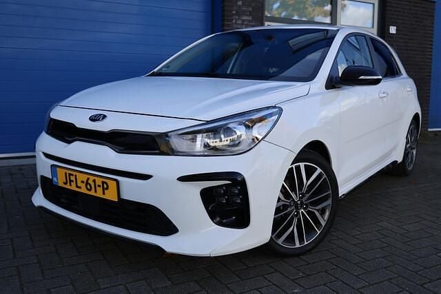 Wit Gebruikt 2018 Kia Rio GT-Line Hatchback | € 10.995 (Goede deal) - Afbeelding 1/4