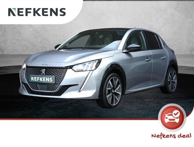 Grijs Occasion 2020 Peugeot e-208 GT Hatchback | € 13.925 (Eerlijke prijs) - Afbeelding 1/3