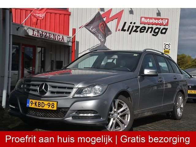 Grijs Gebruikt 2013 Mercedes C180 Avantgarde Stationwagen | € 10.800 (Eerlijke prijs) - Afbeelding 1/4
