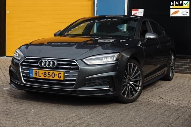 Grijs Gebruikt 2018 Audi A5 Sportback S-Line Hatchback | € 27.750 (Eerlijke prijs) - Afbeelding 1/4
