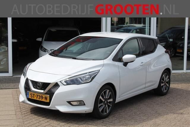 Wit Gebruikt 2018 Nissan Micra N-Connecta Hatchback | € 9.999 (Goede deal) - Afbeelding 1/4