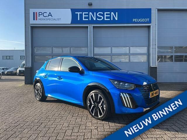 Blauw Occasion 2024 Peugeot 208 GT Hatchback | € 23.900 (Eerlijke prijs) - Afbeelding 1/4