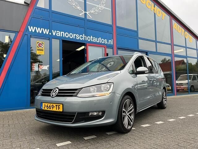 Grijs Gebruikt 2014 VW Sharan Highline MPV | € 15.900 (Super prijs) - Afbeelding 1/4