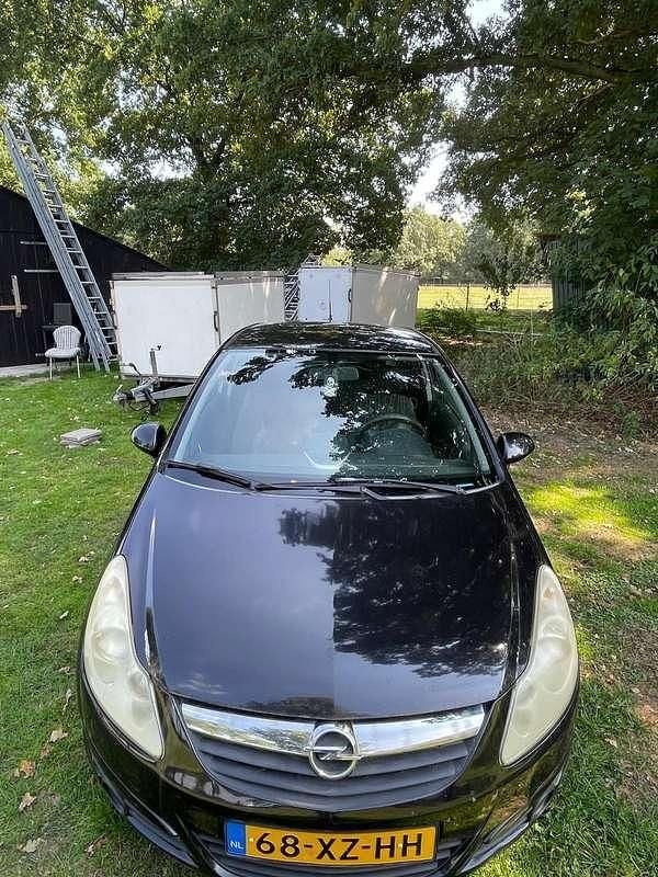 Zwart Gebruikt 2007 Opel Corsa Business Hatchback | € 580 (Super prijs) - Afbeelding 1/4