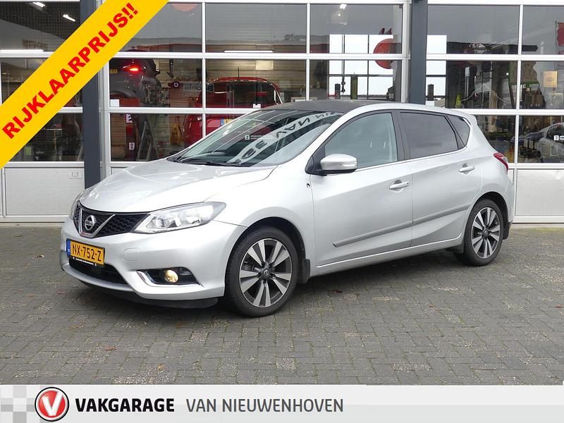 Grijs Gebruikt 2016 Nissan Pulsar N-Connecta Hatchback | € 10.950 (Eerlijke prijs) - Afbeelding 1/4