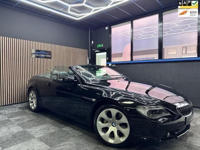 Zwart Gebruikt 2007 BMW 650 Cabriolet Executive Cabriolet | € 13.950 - Afbeelding 1/4