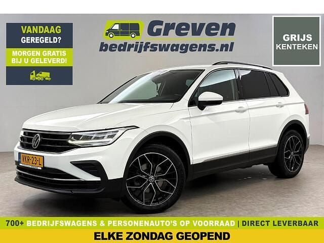 Wit Gebruikt 2021 VW Tiguan SUV | € 26.400 (Super prijs) - Afbeelding 1/4