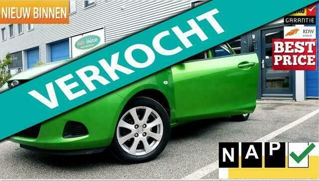 Groen Gebruikt 2008 Mazda 2 Touring Hatchback | € 1.999 (Eerlijke prijs) - Afbeelding 1/4