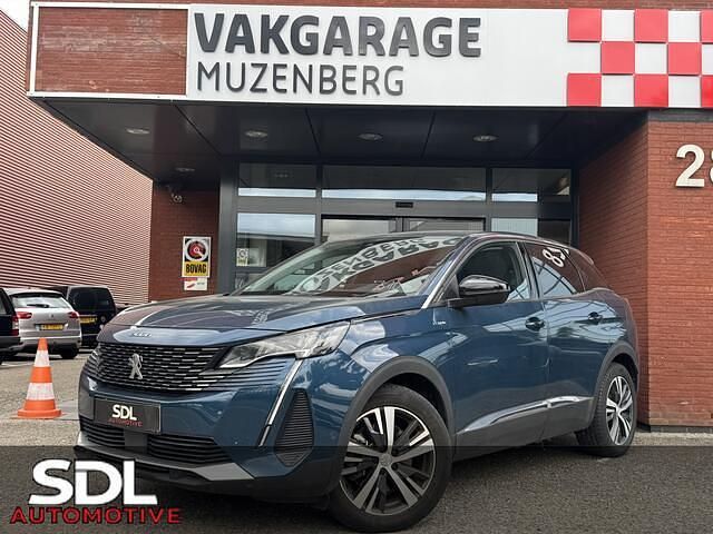 Blauw Gebruikt 2021 Peugeot 3008 Allure SUV | € 23.945 (Super prijs) - Afbeelding 1/4