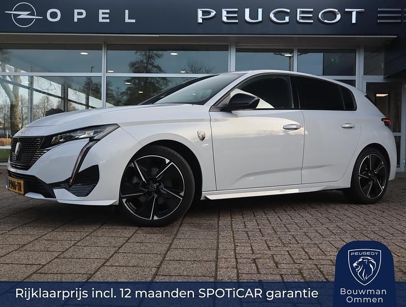 Wit Occasion 2023 Peugeot e-308 GT Hatchback | € 25.950 (Eerlijke prijs) - Afbeelding 1/4