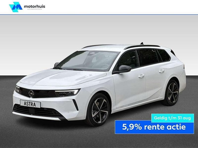 Wit Nieuw 2025 Opel Astra Stationwagen | € 38.262 (Super prijs) - Afbeelding 1/4