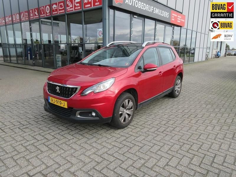 Rood Gebruikt 2017 Peugeot 2008 SUV | € 8.950 (Super prijs) - Afbeelding 1/4