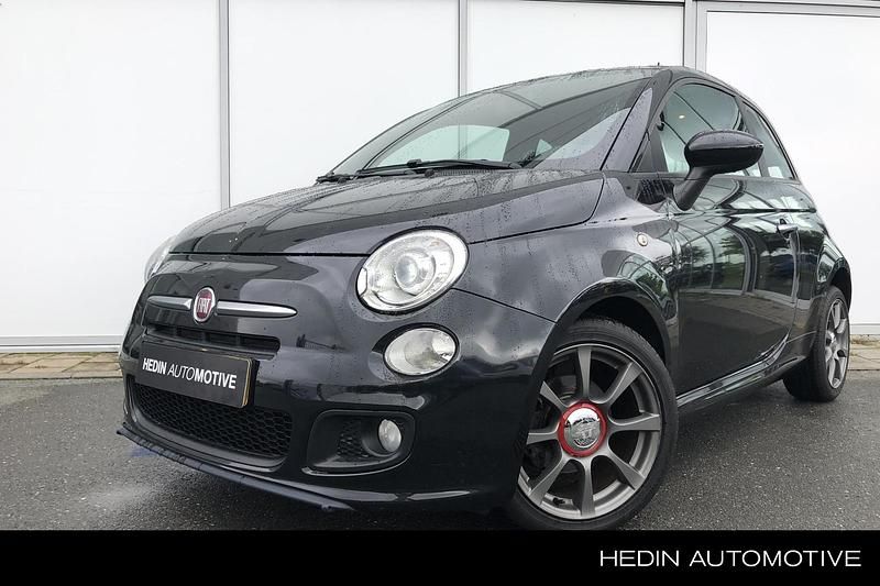 Zwart Gebruikt 2014 Fiat 500S Hatchback | € 10.450 (Iets duurder) - Afbeelding 1/4