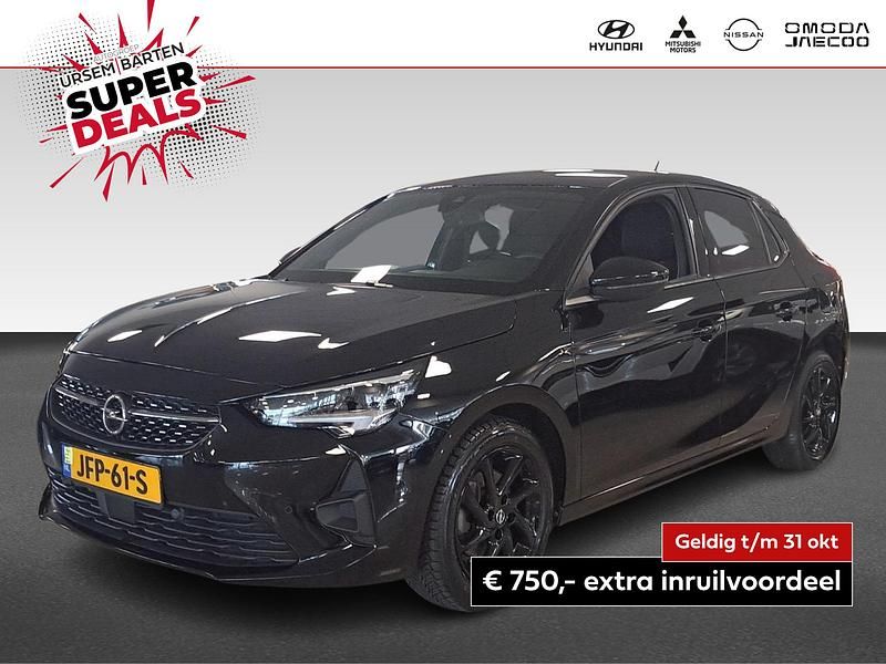 Zwart Gebruikt 2022 Opel Corsa GS Line Hatchback | € 18.930 (Eerlijke prijs) - Afbeelding 1/4
