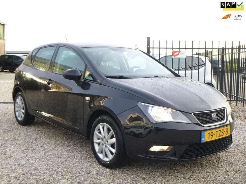 Zwart Gebruikt 2012 Seat Ibiza Style Hatchback | € 6.999 (Eerlijke prijs) - Afbeelding 1/4