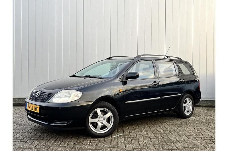 Zwart Gebruikt 2002 Toyota Corolla Terra Stationwagen | € 5.399 (Duur) - Afbeelding 1/1