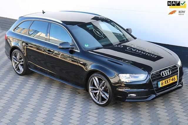 Zwart Gebruikt 2014 Audi A4 Sport Stationwagen | € 7.995 (Iets duurder) - Afbeelding 1/4