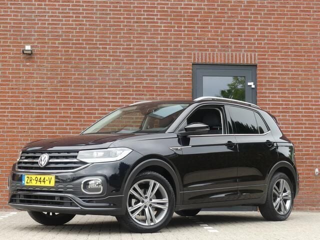Zwart, metallic lak Gebruikt 2019 VW T-Cross R-line SUV | € 18.950 (Eerlijke prijs) - Afbeelding 1/4