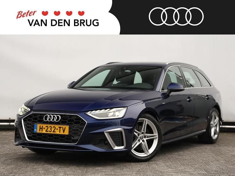 Blauw Occasion 2020 Audi A4 Sport Stationwagen | € 28.800 (Iets duurder) - Afbeelding 1/4