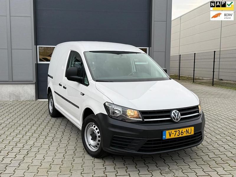 Wit Gebruikt 2018 VW Caddy Trendline MPV | € 6.250 - Afbeelding 1/4