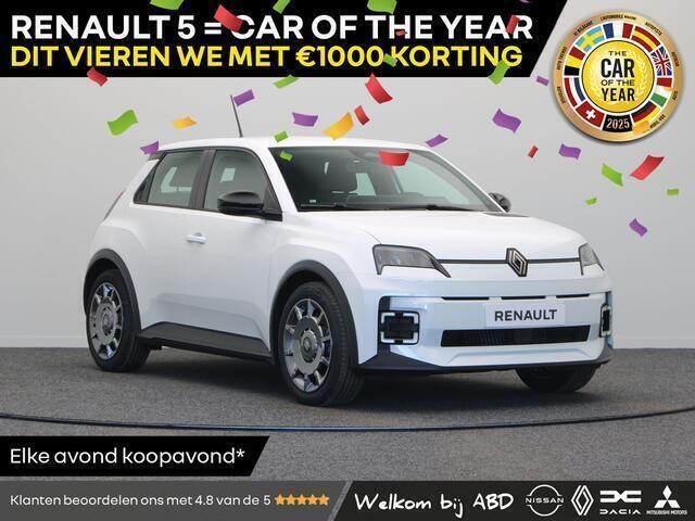 Blanc nacré Nieuw 2025 Renault R5 Evolution Hatchback | € 27.765 (Super prijs) - Afbeelding 1/3