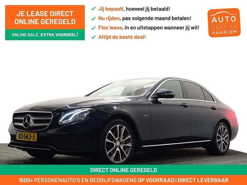 Blauw, metallic lak Gebruikt 2016 Mercedes E350 AMG Sedan | € 27.900 (Eerlijke prijs) - Afbeelding 1/4