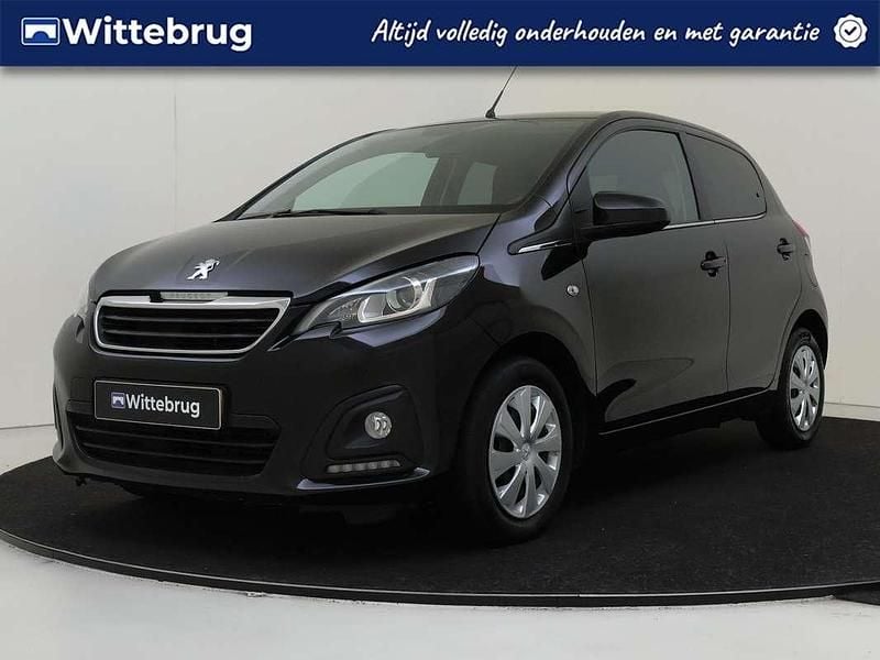 Zwart Gebruikt 2021 Peugeot 108 Active Hatchback | € 10.625 (Eerlijke prijs) - Afbeelding 1/3
