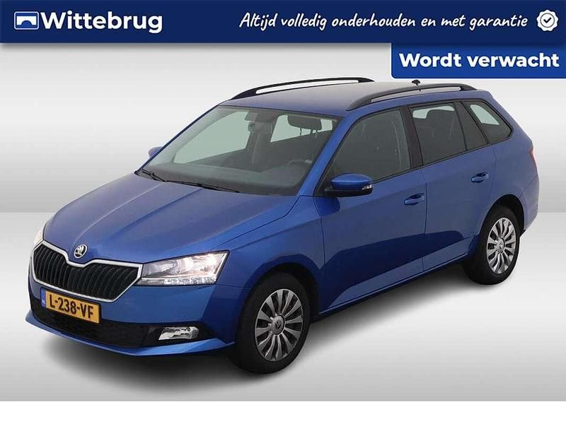 Blauw Gebruikt 2021 Skoda Fabia Ambition Stationwagen | € 14.950 (Eerlijke prijs) - Afbeelding 1/2