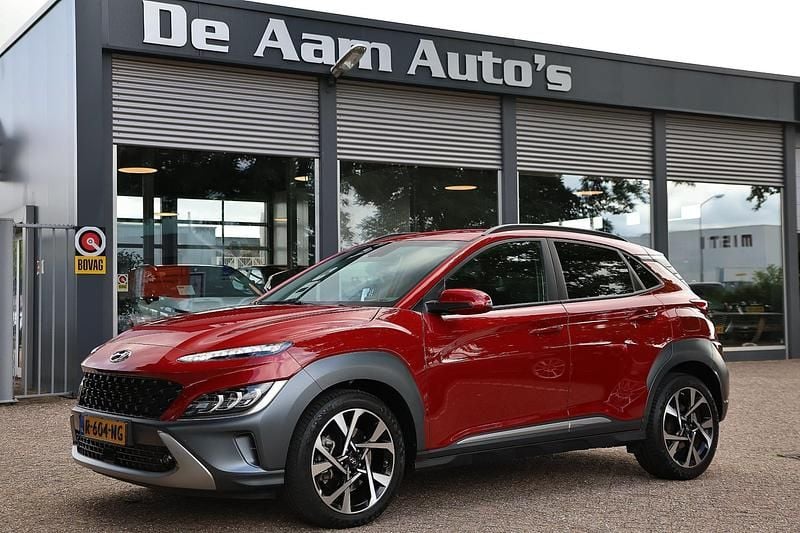 Rood Gebruikt 2022 Hyundai Kona Turbo SUV | € 24.700 (Goede deal) - Afbeelding 1/4