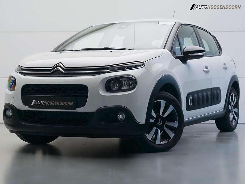 Wit Gebruikt 2019 Citroën C3 PureTech Hatchback | € 8.945 (Goede deal) - Afbeelding 1/4