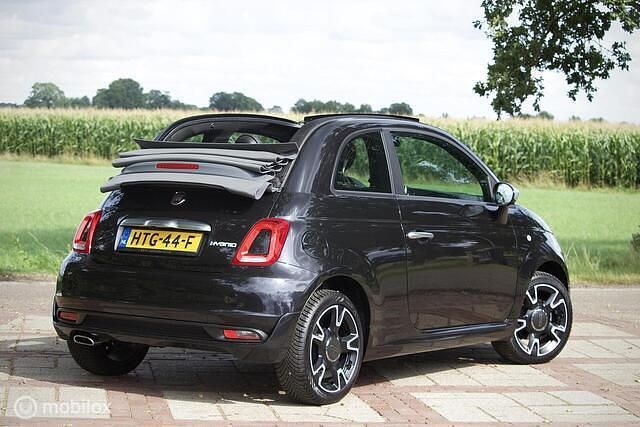 Occasion Fiat 500C Rockstar 69 PK (50 kW) 2021 Zwart Cabriolet