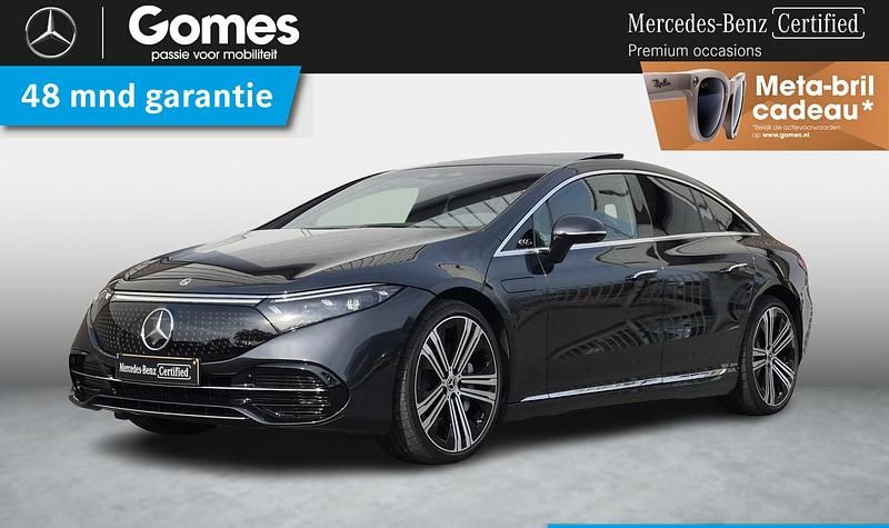 Grijs Gebruikt 2024 Mercedes EQS580 AMG line Hatchback | € 99.950 - Afbeelding 1/4