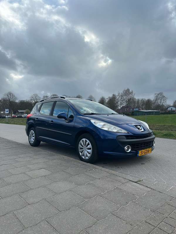 Blauw Gebruikt 2008 Peugeot 207 Stationwagen | € 1.500 (Eerlijke prijs) - Afbeelding 1/4