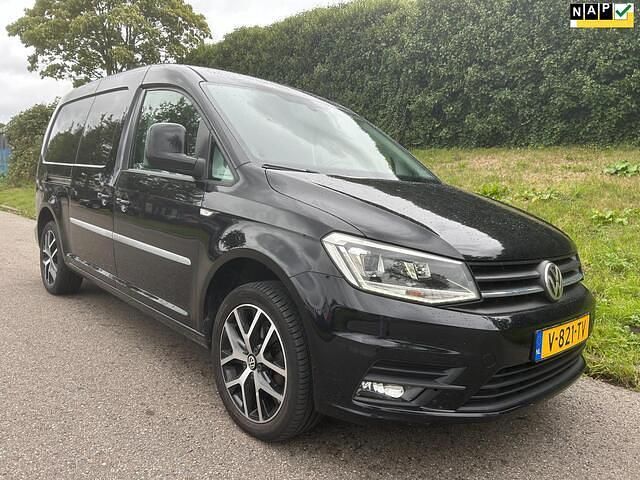 Zwart Occasion 2019 VW Caddy Maxi Exclusive MPV | € 12.950 (Goede deal) - Afbeelding 1/4