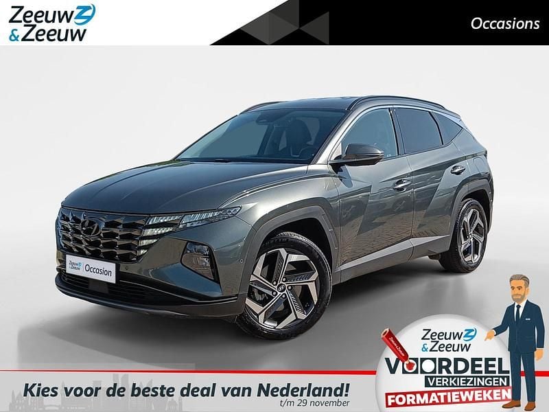 Amazon gray metallic (a5g) Gebruikt 2022 Hyundai Tucson Premium SUV | € 29.440 (Goede deal) - Afbeelding 1/4