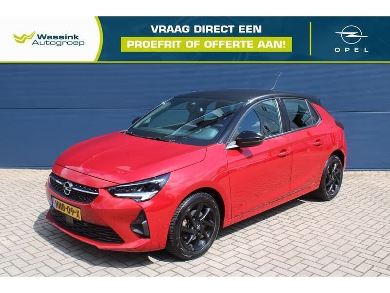 Rood Gebruikt 2023 Opel Corsa GS Line Hatchback | € 18.985 (Eerlijke prijs) - Afbeelding 1/4