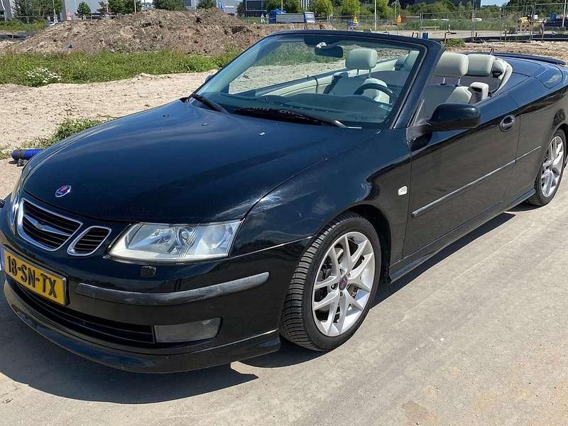 Zwart Gebruikt 2005 Saab 9-3 Cabriolet Aero Cabriolet | € 7.950 - Afbeelding 1/4
