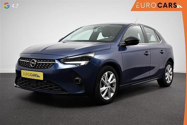 Blauw Gebruikt 2021 Opel Corsa Elegance Hatchback | € 12.890 (Goede deal) - Afbeelding 1/4