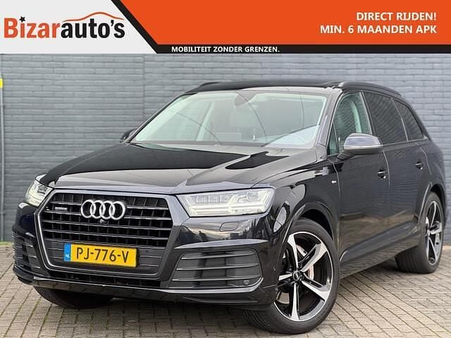 Zwart Gebruikt 2016 Audi Q7 S-Line SUV | € 28.900 (Super prijs) - Afbeelding 1/4